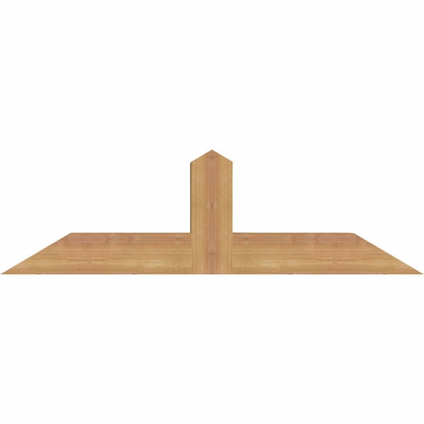 Ekena Millwork Portland Smooth Timber Gable Bracket, Western Red Cedar, 36"W x 10"H x 3 1/2"D x 3 1/2"F, 7/12 Pitch GBW036X10X0404POR00SWR - main
